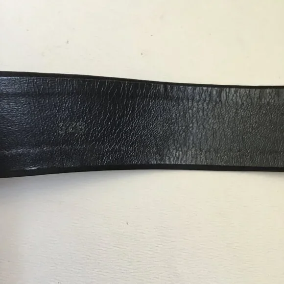 Vintage Stanley Platos Martin Ross Black Satin Oversized Bow Belt - Picture 10 of 11